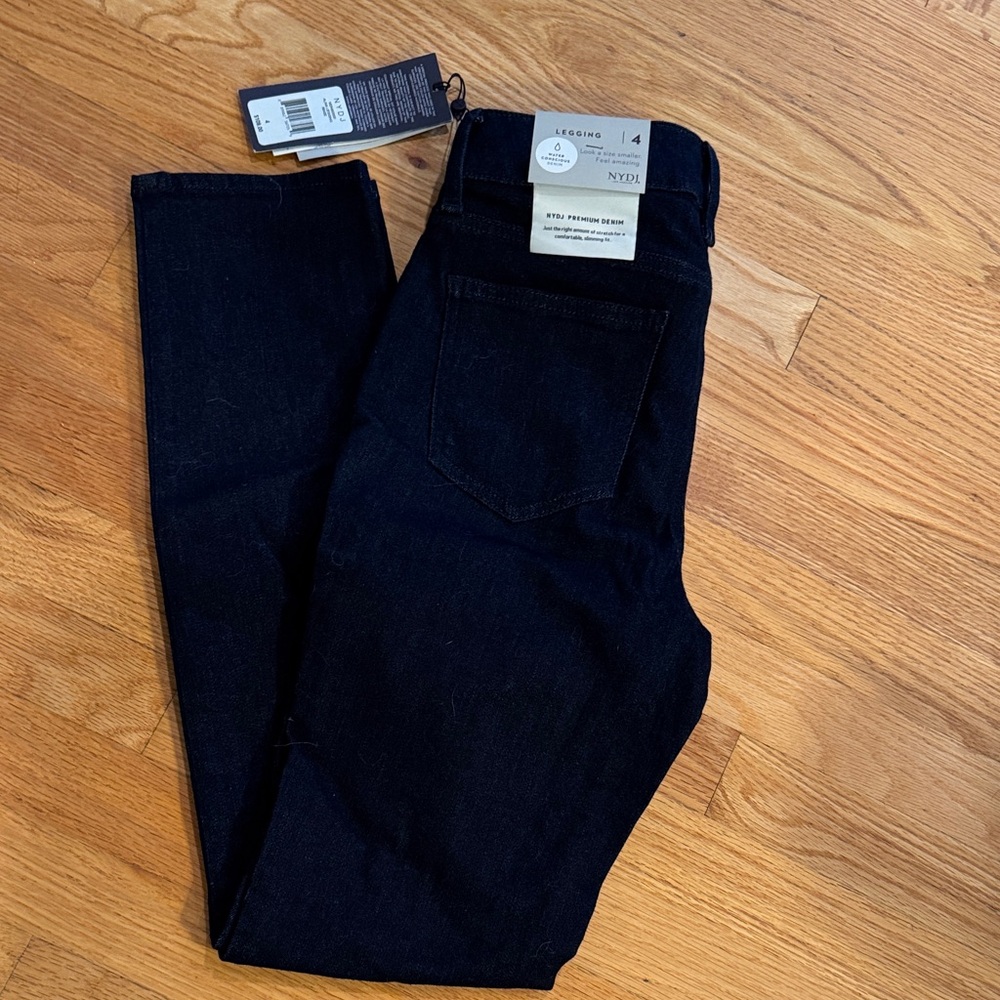 NYDJ Alina Denim Leggings Size 4 NWT
